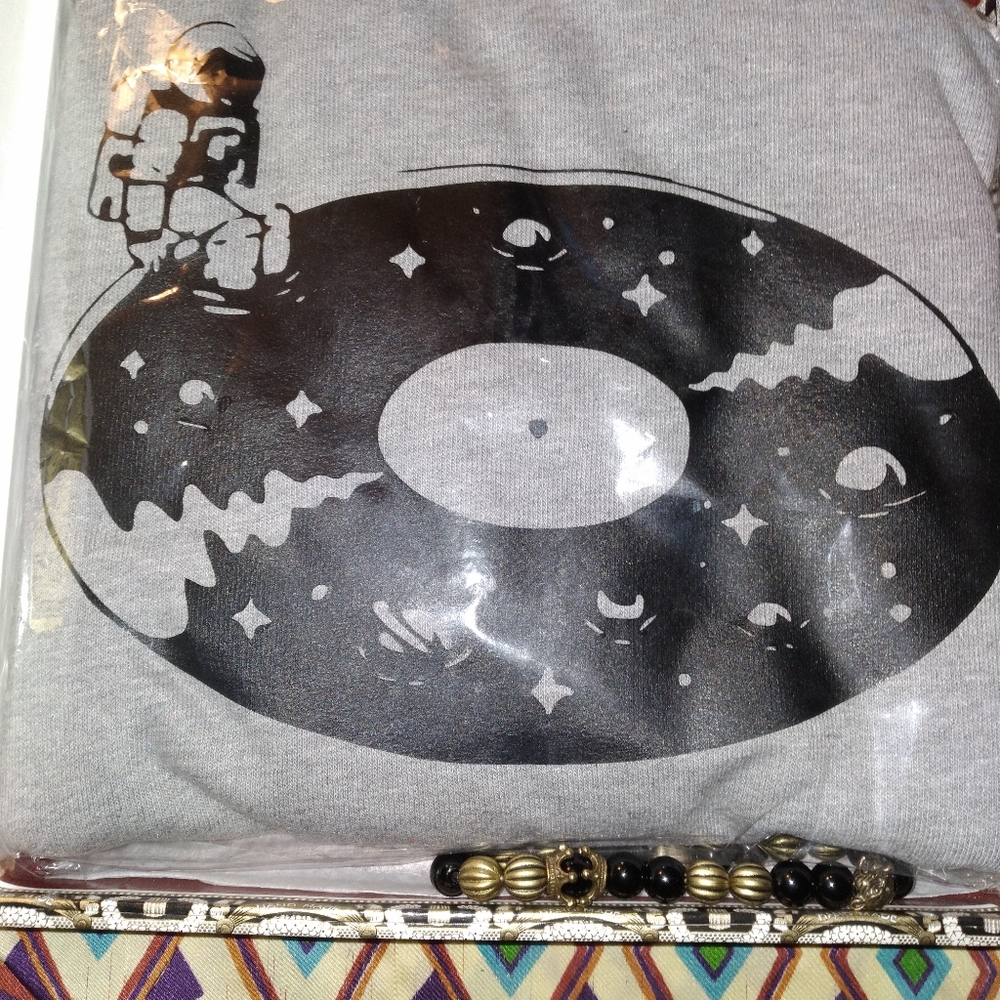 Mens shirt with bracelet